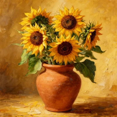 FLUX 2 Dev - Oil Painting Flowers