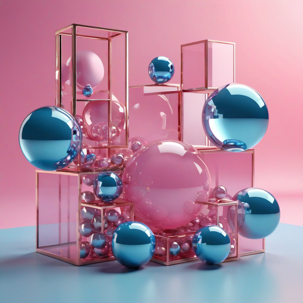 RealVisXL V5.0 - Abstract 3D Shapes