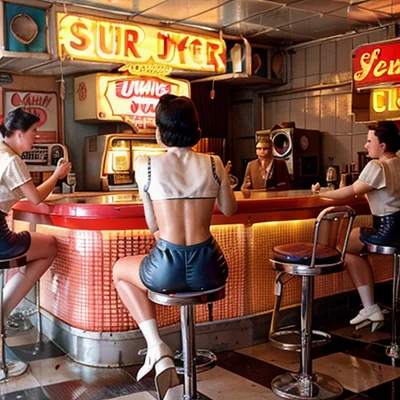 Epic Realism Natural Sin - Retro Diner