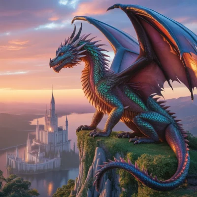 Ideogram v3 Turbo - Fantasy Dragon