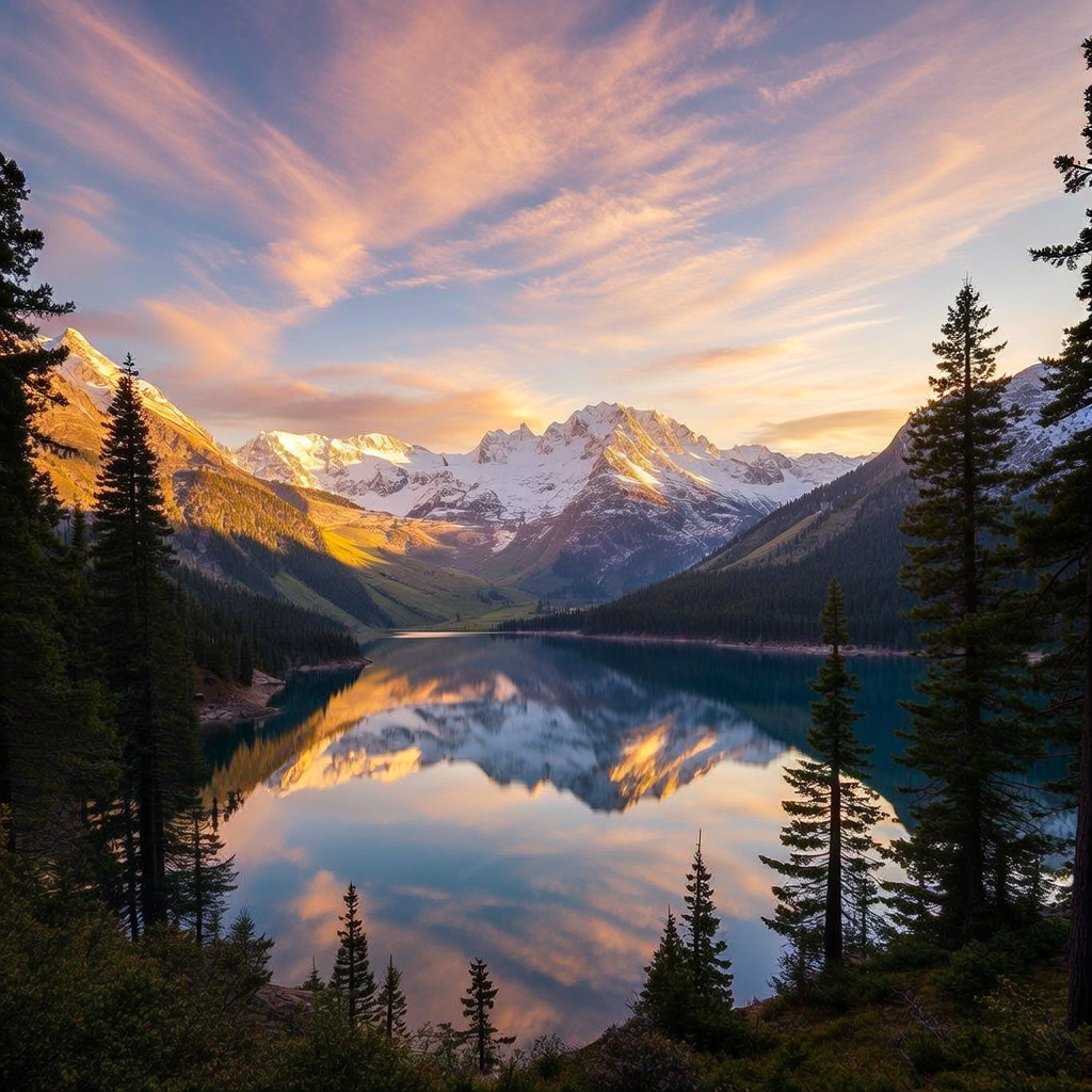 Bria Image 3.2 - Mountain Lake Sunrise