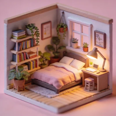 Seedream 4.5 - Isometric Room