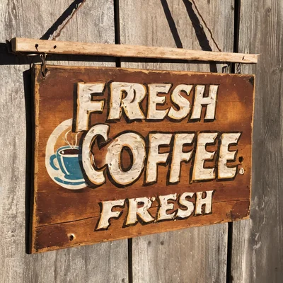 Juggernaut XL v8 - Coffee Shop Sign