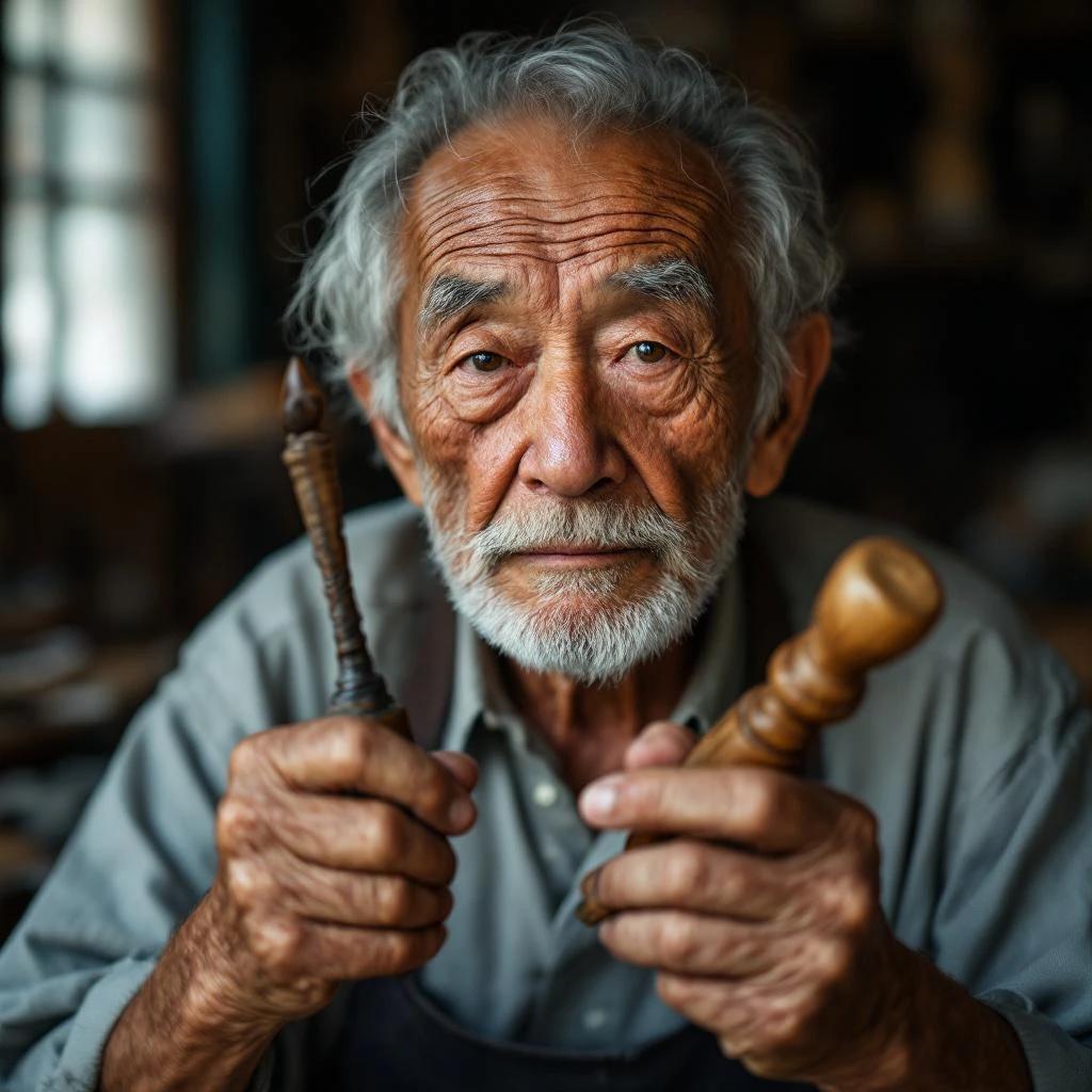 FLUX 1.1 Pro - Elderly Craftsman