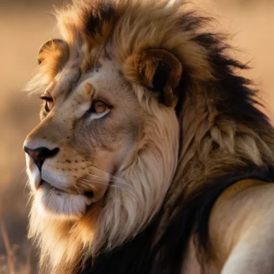 Realistic Stock Photo v2.0 - Majestic Lion