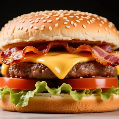 Qwen Image - Gourmet Burger