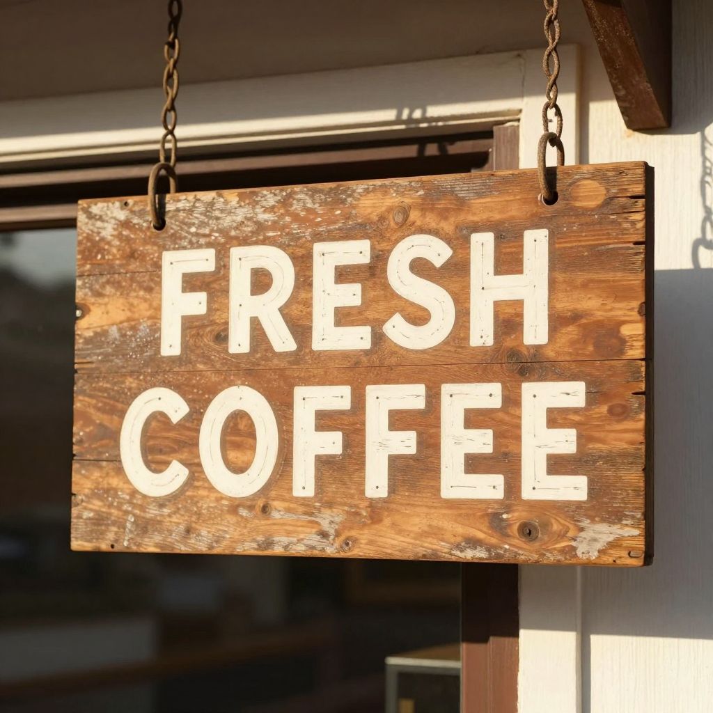 Z-Image Turbo - Coffee Shop Sign