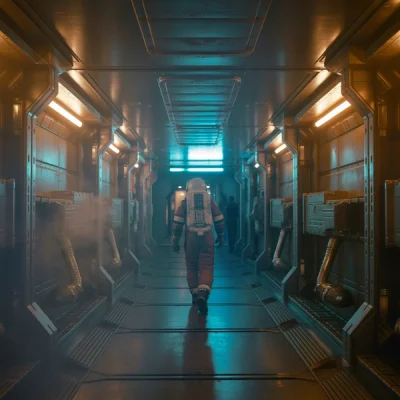 Ideogram v3 - Sci-Fi Corridor