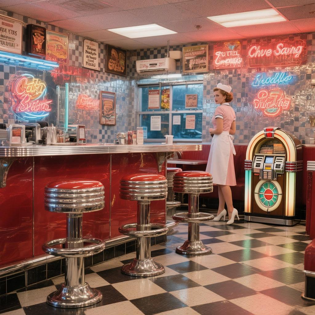 Hunyuan Image 3 - Retro Diner