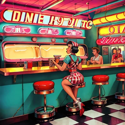 RealCartoon3D v18 - Retro Diner