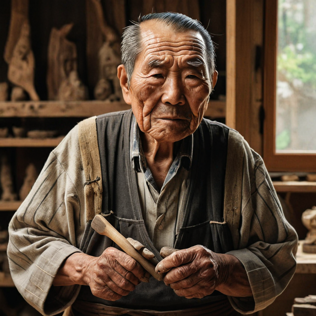 RealVisXL V5.0 - Elderly Craftsman