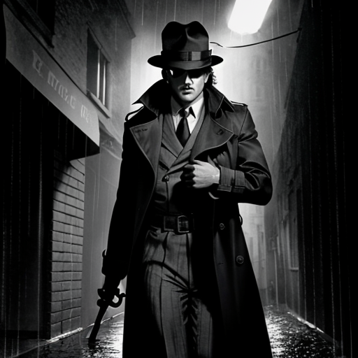 DreamShaper 8 - Noir Detective