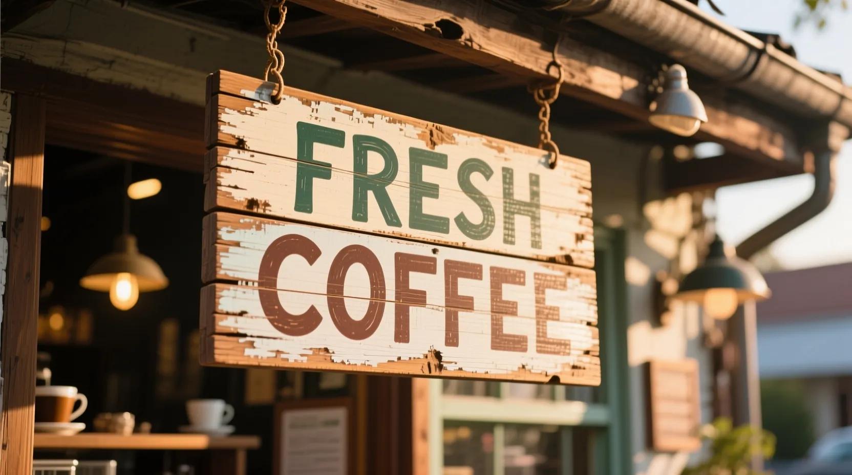 Qwen Image - Coffee Shop Sign