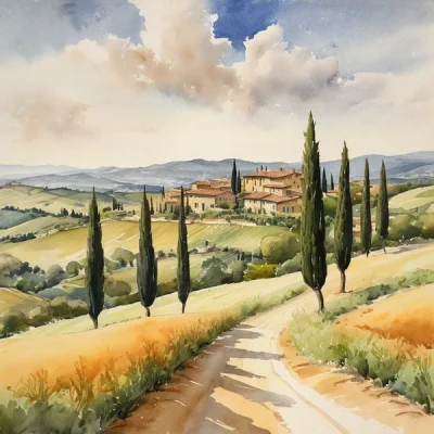 Juggernaut XL v9 - Watercolor Landscape