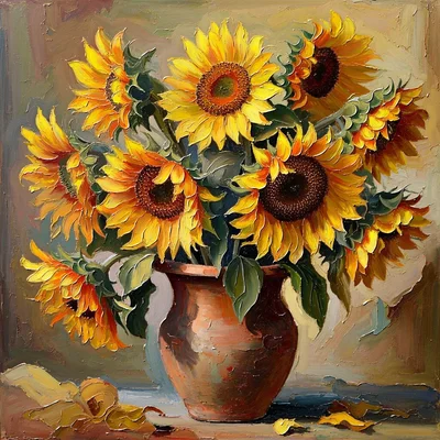 Bria Image 3.2 - Oil Painting Flowers