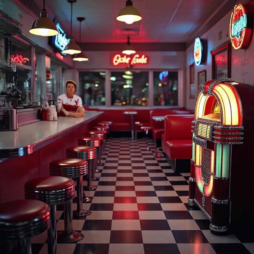 HiDream L1 Fast - Retro Diner