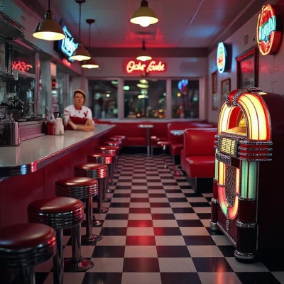 HiDream L1 Fast - Retro Diner
