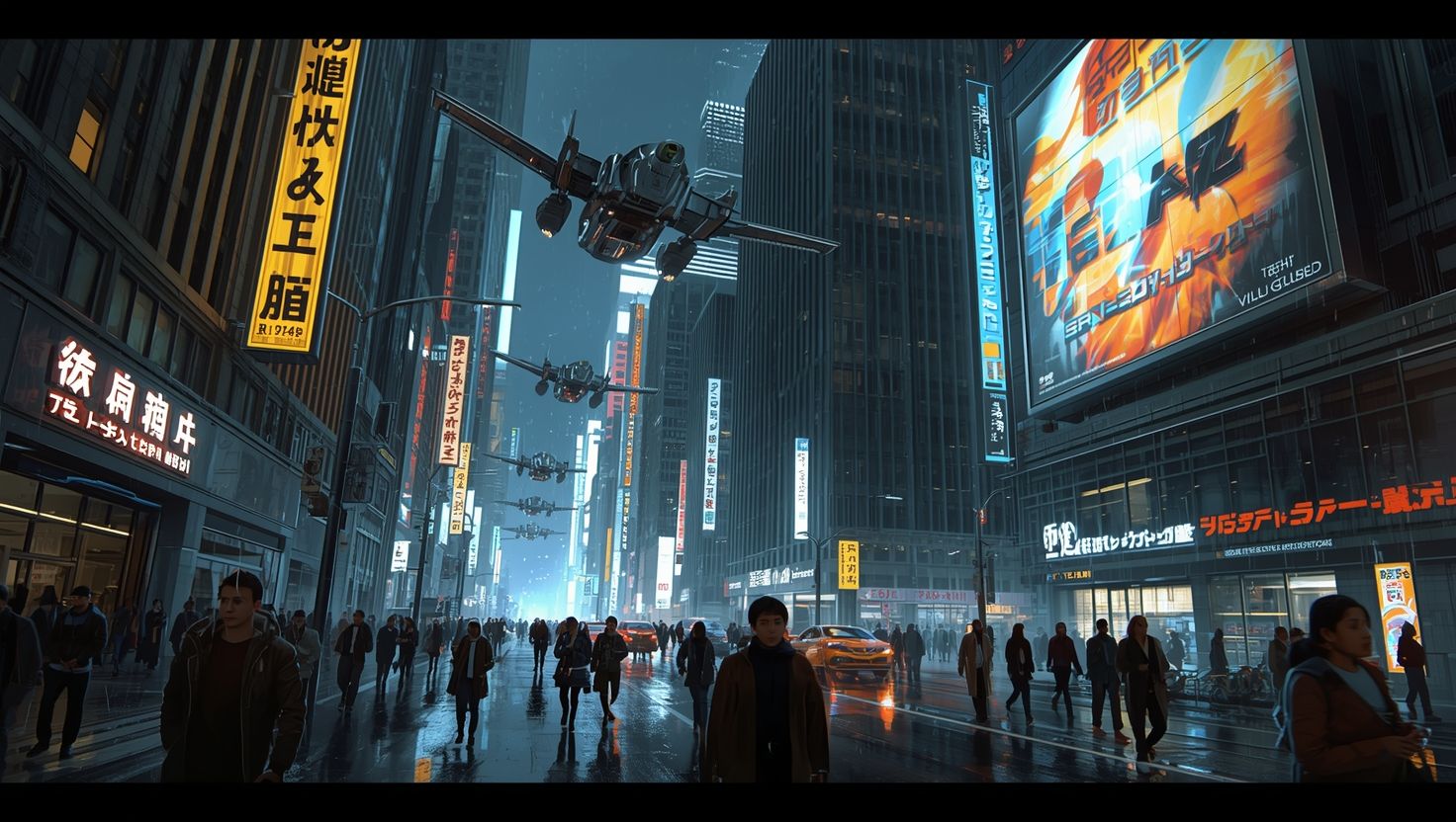 Leonardo Lucid Origin - Cyberpunk City