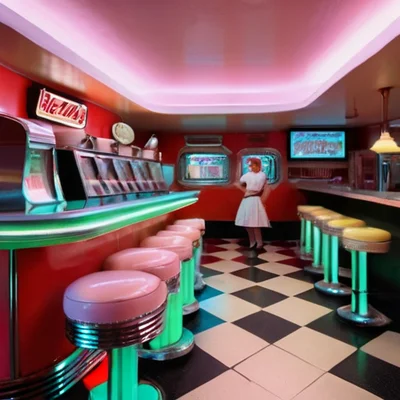 Realistic Stock Photo v2.0 - Retro Diner