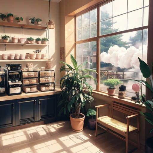 DreamShaper 8 - Cozy Anime Cafe