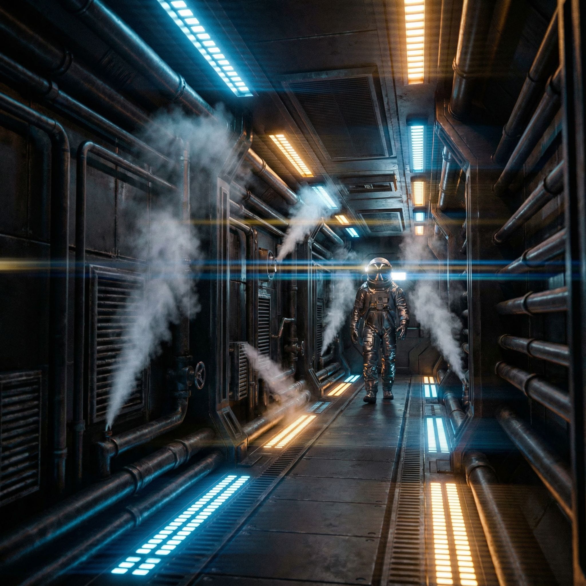 Nano Banana Pro - Sci-Fi Corridor