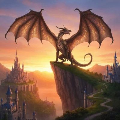 Google Imagen 4 Fast - Fantasy Dragon