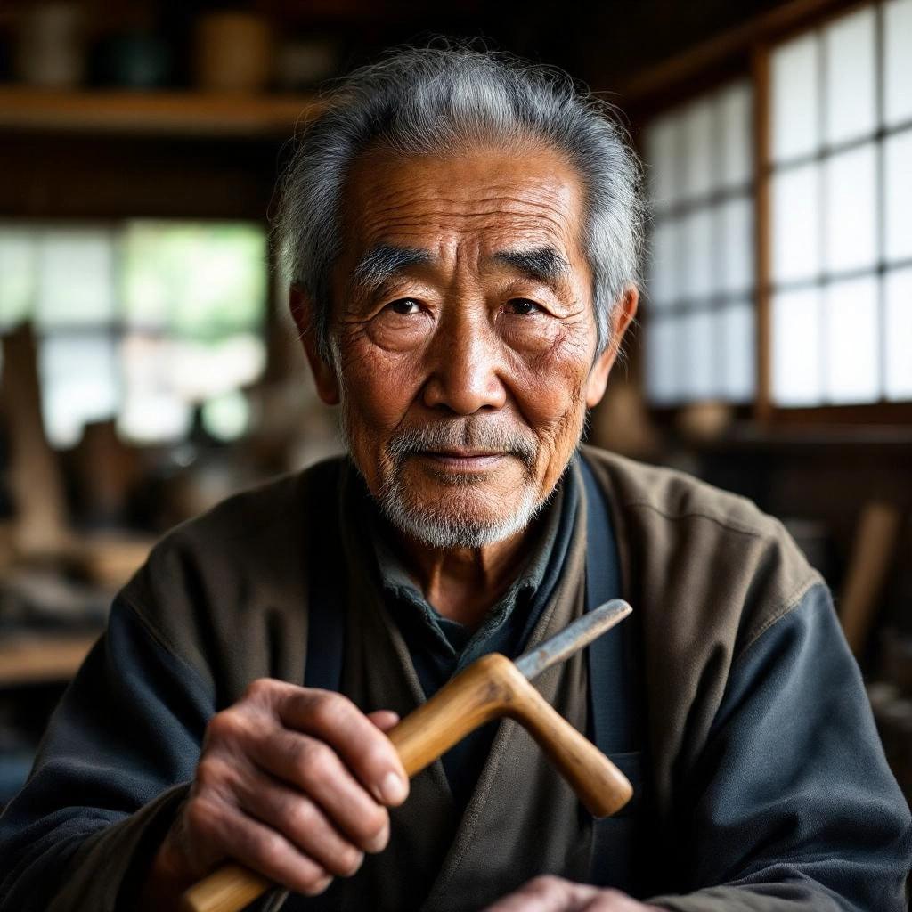 HiDream L1 Full - Elderly Craftsman