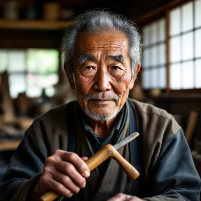 HiDream L1 Full - Elderly Craftsman