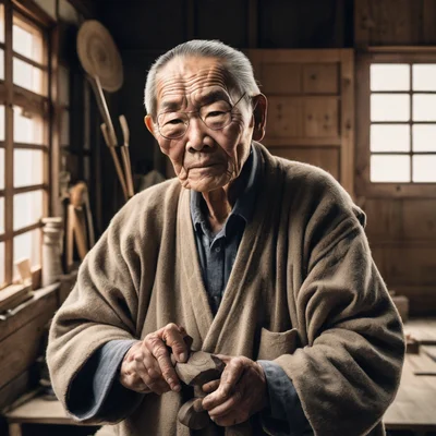 DreamShaper XL Alpha 2 - Elderly Craftsman