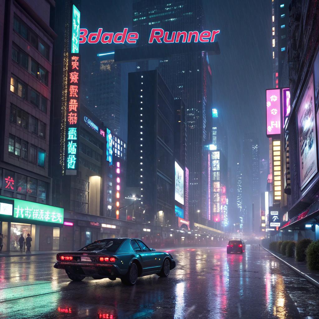 Recraft v3 - Cyberpunk City