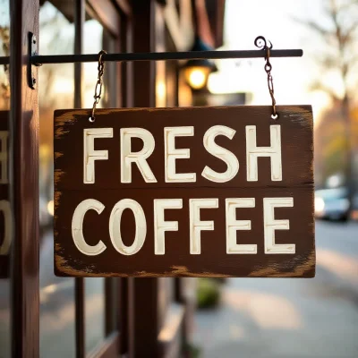 HiDream L1 Fast - Coffee Shop Sign