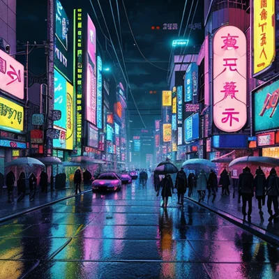 CyberRealistic v9.0 - Cyberpunk City