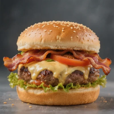 Hunyuan Image 3 - Gourmet Burger