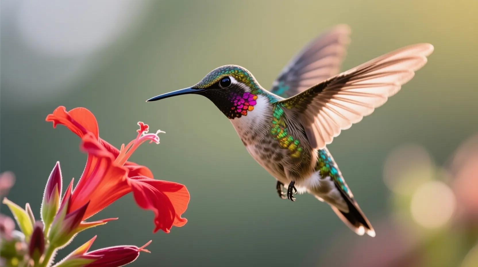 Qwen Image - Hummingbird