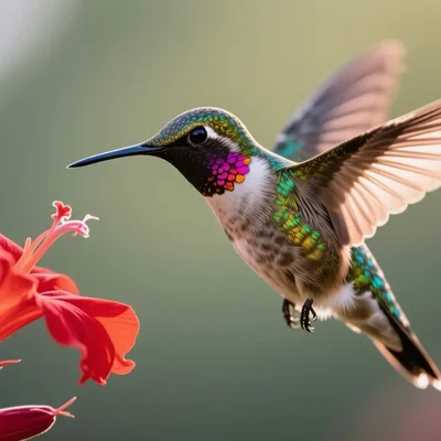 Qwen Image - Hummingbird