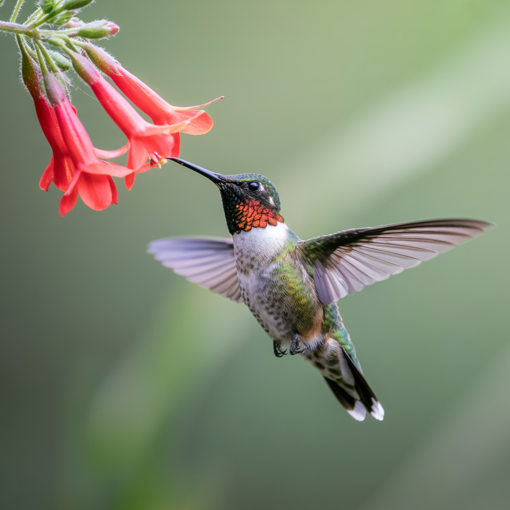 Ideogram v3 - Hummingbird