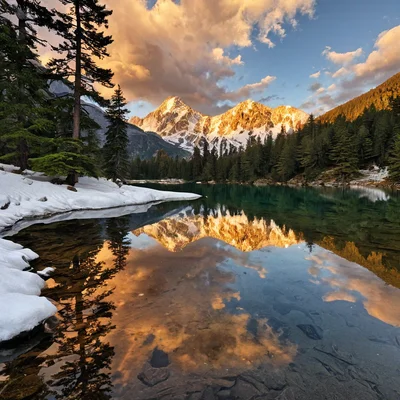 Husly Realism XL v2 - Mountain Lake Sunrise