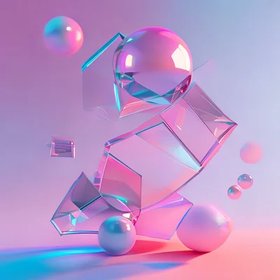 NVIDIA Sana Sprint - Abstract 3D Shapes