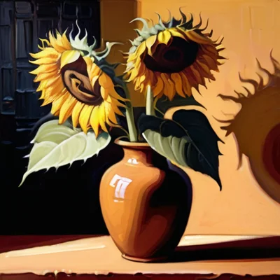 Realistic Stock Photo v2.0 - Oil Painting Flowers