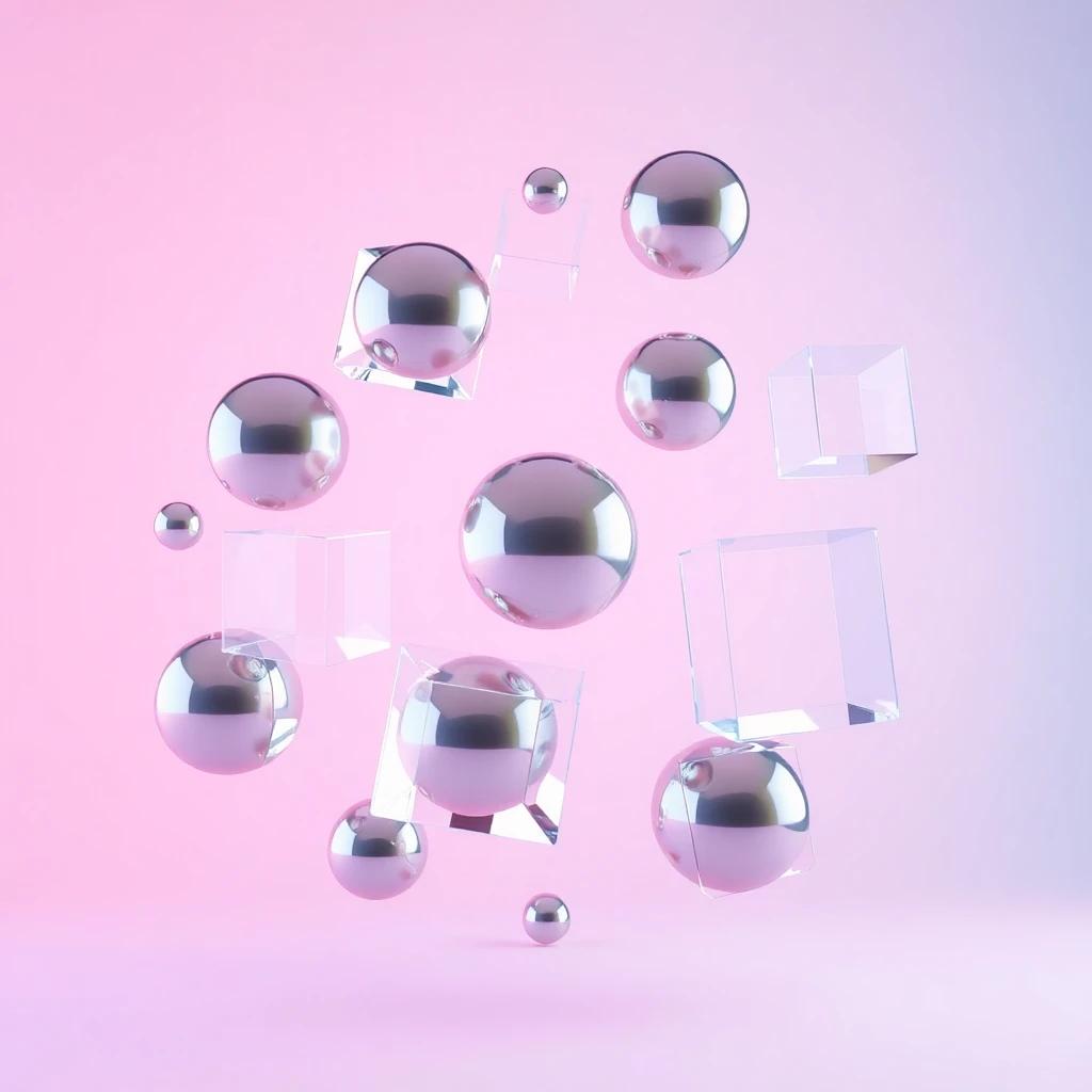 FLUX Schnell - Abstract 3D Shapes