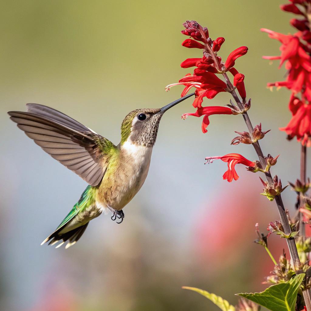 Recraft v3 - Hummingbird