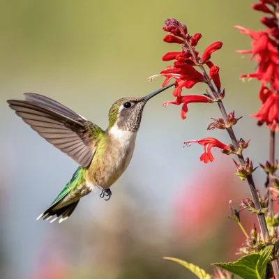 Recraft v3 - Hummingbird