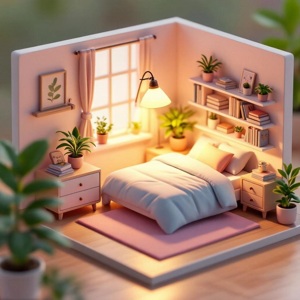 HiDream L1 Full - Isometric Room