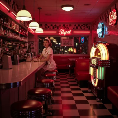 HiDream L1 Dev - Retro Diner