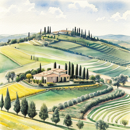 MajicMix Realistic v7 - Watercolor Landscape