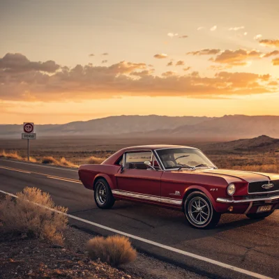 Recraft v3 - Vintage Car