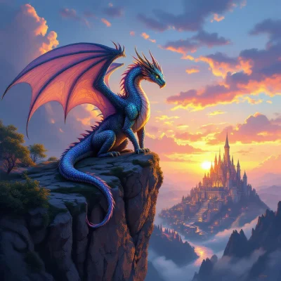 HiDream L1 Dev - Fantasy Dragon