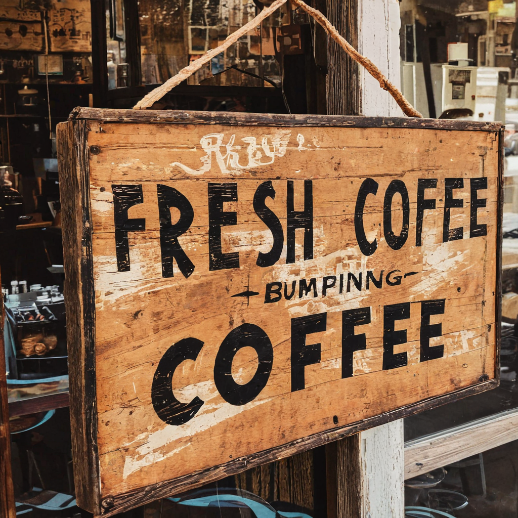 RealVisXL V5.0 - Coffee Shop Sign