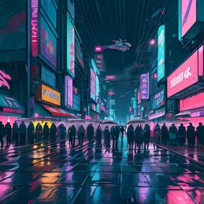 RealCartoon3D v18 - Cyberpunk City