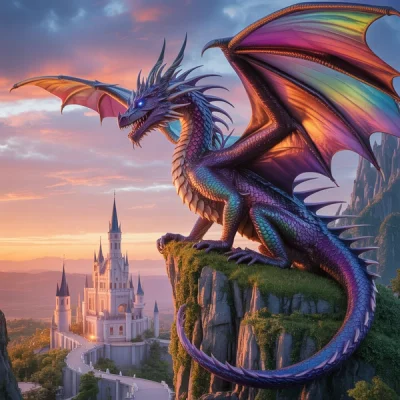 Ideogram v3 - Fantasy Dragon